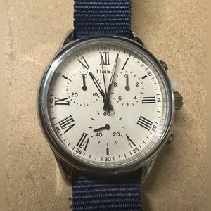 Timex Weston‎ Avenue 38mm Blue Strap Watch.